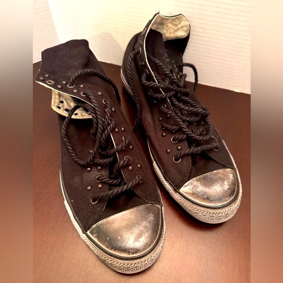 Affliction Other - AFFLICTION FARIN BLACK WAX SNEAKERS